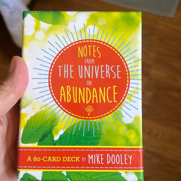 FREE gift with purchase. Beautiful Abundance card deck Notes from the Universe - Picture 1 of 5